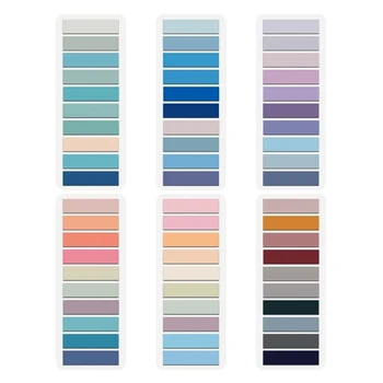 1200 листов Цветного стикера Morandi для заметок, самоклеящаяся наклейка для закладок, прямая поставка