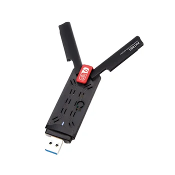 1800 Мбит/с Wifi 6 USB 3.0 Адаптер 2.4 G 5.8G Ключ WiFi6 Поддержка сетевой карты Win 7 10 11 ШТ.