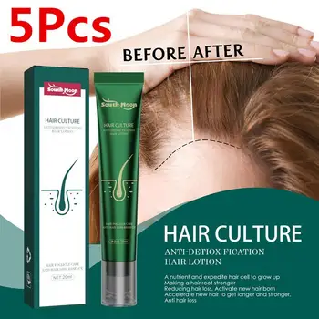 5ШТ Биотиновое масло для быстрого роста волос, сыворотка для лечения истончения волос, жидкость против выпадения волос для женщин и мужчин Прямая поставка
