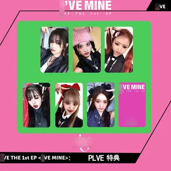 6/комплект KPOP IVE New Album Маленькая Открытка LOMO Card Eleven Girl Group Wonyoung Круглые Очки LIZ Rei Leeseo Yuji Фотокарточка Открытка