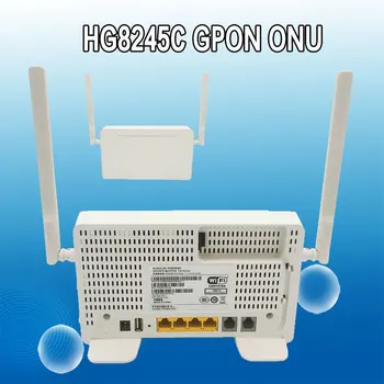 GPON ONU EPON HG8245C ONT termianl с английским программным обеспечением 4FE + voice + 2.4Gwifi, совместимым 100% с оригинальным новым