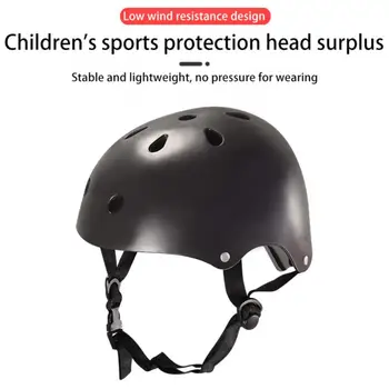 Детский шлем для катания на роликовых коньках Для детей 3-8 лет, прочный корпус, многослойная защита, регулируемая, удобная и дышащая