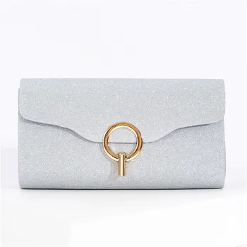 Женская сумка-клатч 2023 из стразового металла Ins, модная вечерняя сумочка для ужина, кошелек, длинный кошелек для вечеринок