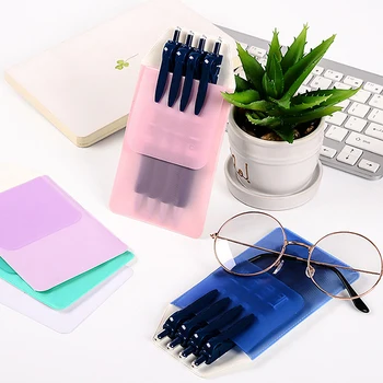 Красочный защитный карман из ПВХ, герметичный чехол для ручек, сумки-зажимы для ручек для врачей, медсестер, канцелярские принадлежности для офиса и больницы