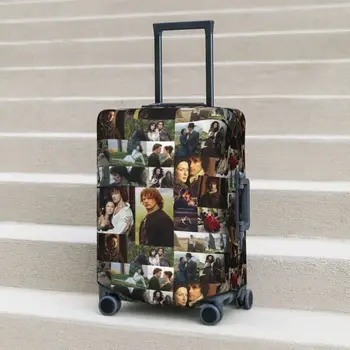 Литой чехол для чемодана Outlander, Подарочный коллаж для телешоу, для отдыха и путешествий, Полезные аксессуары для багажа, Протектор