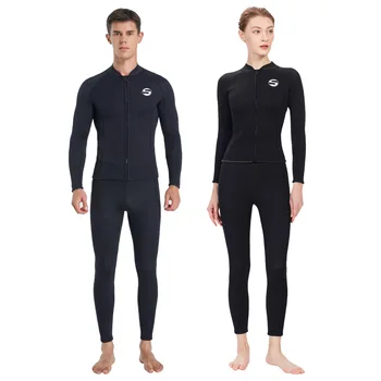 Новый водолазный костюм с короткими рукавами из хлоропренового каучука толщиной 3 мм для мужчин, утолщенный и теплый водолазный костюм для женщин, морозостойкий для серфинга s