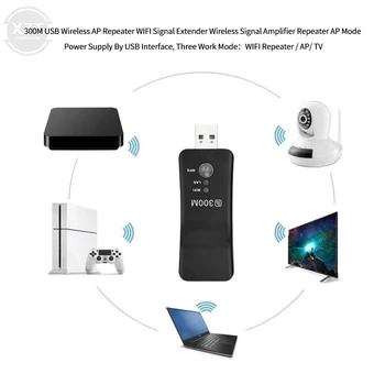 Ретранслятор UE01 wifi 300 Мбит/с Расширитель диапазона Wi-Fi маршрутизатора Ретранслятор Беспроводной адаптер Сетевой режим WPS AP для Smart TV