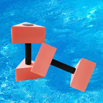 Треугольные водные аэробные упражнения Пенопластовые гантели для фитнеса плавания силовых тренировок Прочные плавающие в воде гантели с высокой плавучестью