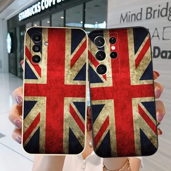 Чехол для Samsung Galaxy A31 A51 A71 A81 4G 5G M60S Чехол для телефона из мягкого кремния с флагом Великобритании в стиле ретро