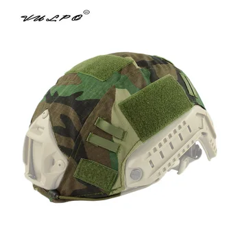 Чехол для тактического шлема VULPO Airsoft Airsoft Paintball Wargame Gear FAST Чехол для шлема в стиле BJ/PJ/MH
